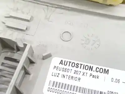 Pezzo di ricambio per auto di seconda mano luce interna per peugeot 207/207+ (wa_, wc_) 1.6 16v vti riferimenti oem iam 9648338577  