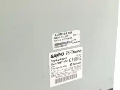 Second-hand car spare part multifunction display for mazda mazda 5 i 2.0 mzr-cd oem iam references c850v6600b