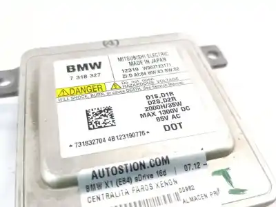 Peça sobressalente para automóvel em segunda mão balastro de xenon por bmw x1 (e84) sdrive 18d referências oem iam 7318327
