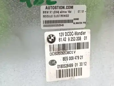 Peça sobressalente para automóvel em segunda mão módulo eletrônico por bmw x1 (e84) sdrive 18d referências oem iam 6142925320801