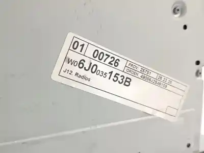 Second-hand car spare part AUDIO SYSTEM / RADIO CD for SEAT IBIZA SC (6J1)  OEM IAM references 6J0035153B  