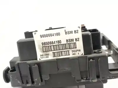 Second-hand car spare part FUSE BOX UNIT for PEUGEOT 206  OEM IAM references 9650664180  