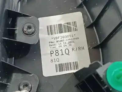 Автозапчасти б/у обивка задней правой двери за kia xceed (cd) 1.0 t-gdi ссылки oem iam 83302j7812dqd  