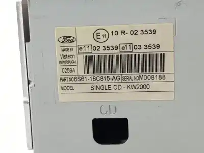 Автозапчасти б/у аудиосистема / радио cd за ford focus ii sedán (db_, fch, dh) 1.6 tdci ссылки oem iam 6s6118c815ag  