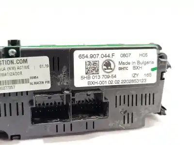 Автозапчасти б/у климат-контроль за skoda scala (nw) active ссылки oem iam 654907044f  