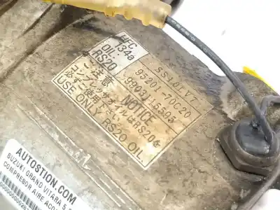 Автозапчасти б/у компрессор кондиционера воздуха за suzuki grand vitara i (ft, ht) 2.0 td 4x4 (sq 420d) ссылки oem iam 9520170c20  