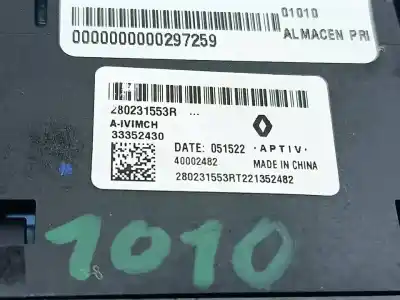 Peça sobressalente para automóvel em segunda mão módulo eletrônico por renault twingo iii (bcm_, bca_) z.e: (bca1) referências oem iam 280231553r