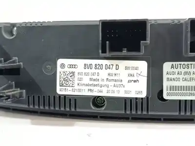 Автозапчастина б/у клімат-контроль для q7 a3 8v ambiente посилання на oem iam 8v0820047d  