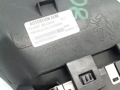 Pezzo di ricambio per auto di seconda mano display multifunzione per peugeot 308 confort riferimenti oem iam 9666483680  