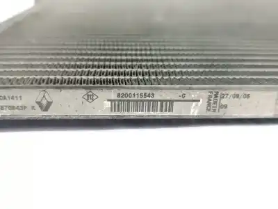 Peça sobressalente para automóvel em segunda mão condensador / radiador de ar condicionado por renault scenic ii 1.9 dci diesel 120 cv / 88 kw referências oem iam 8200115543  