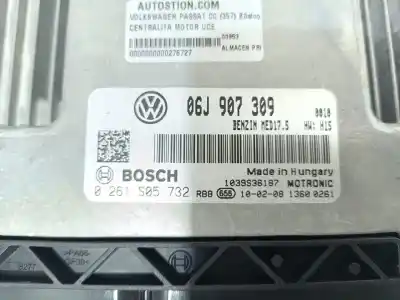 Second-hand car spare part ecu engine control for volkswagen passat cc 357 básico oem iam references 06j907309  