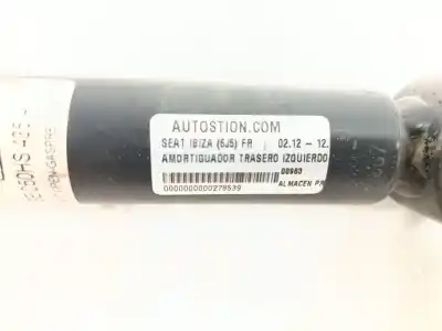 Автозапчастина б/у амортизатор задній лівий для seat ibiza (6j5) reference посилання на oem iam 6r0513025e  