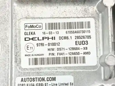 Pezzo di ricambio per auto di seconda mano centralina motore per ford kuga (cbs) titanium riferimenti oem iam ds7112b684xb