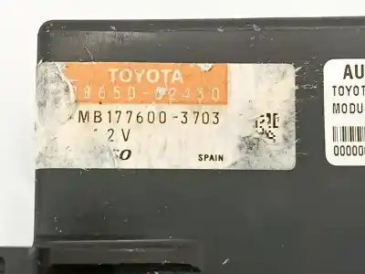 Pièce détachée automobile d'occasion MODULE ÉLECTRONIQUE pour TOYOTA AURIS Sol Références OEM IAM 8865002430  