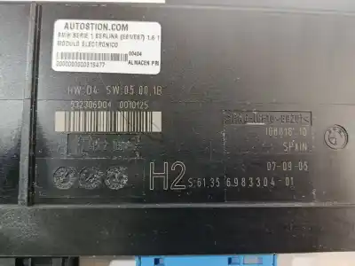 Peça sobressalente para automóvel em segunda mão módulo eletrônico por bmw serie 1 berlina (e81/e87) 116i referências oem iam 6925567  