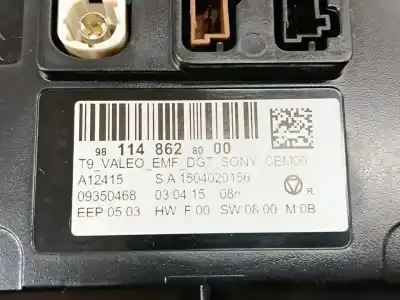 Peça sobressalente para automóvel em segunda mão display gps / multimídia por peugeot 308 allure referências oem iam 981148628000