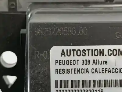 Peça sobressalente para automóvel em segunda mão resistência sofagem chauffage por peugeot 308 allure referências oem iam 982922058000