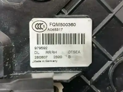 Автозапчастина б/у замок заднього правого дверя для land rover range rover sport v8 td se посилання на oem iam fqm500360  