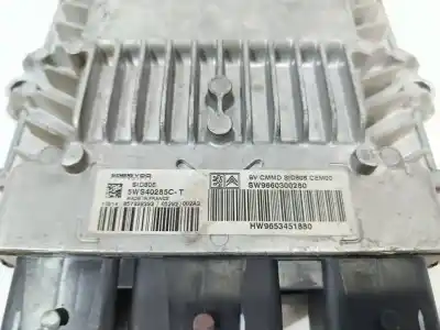 Second-hand car spare part ecu engine control for citroen c3 hdi 70 furio oem iam references sw9660300280  