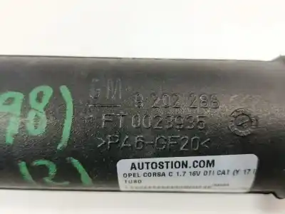 İkinci el araba yedek parçası tüp için opel corsa c (x01) 1.7 dti (f08 f68) oem iam referansları 9202288  