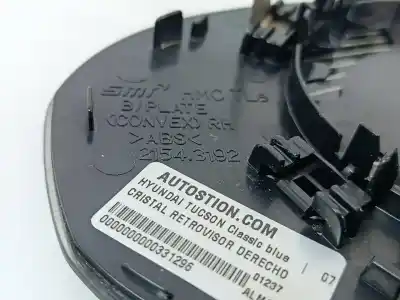 Автозапчастина б/у праве дзеркало скло для hyundai tucson (tl, tle) 1.6 gdi посилання на oem iam 87621d7010  