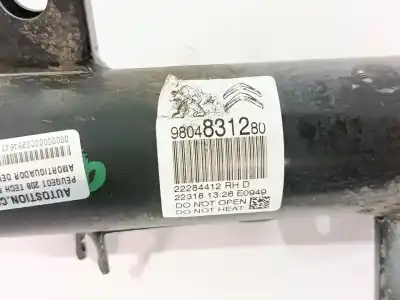 Pezzo di ricambio per auto di seconda mano ammortizzatore anteriore destro per peugeot 208 tech edition riferimenti oem iam 9804831280