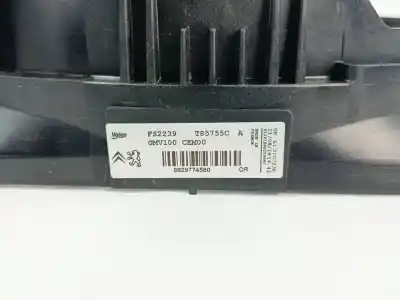 Pezzo di ricambio per auto di seconda mano elettroventola per peugeot 208 tech edition riferimenti oem iam 9829774580  