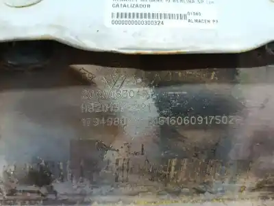 Peça sobressalente para automóvel em segunda mão catalisador por renault megane iv berlina referências oem iam 208a08304r