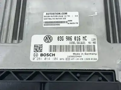 Автозапчасти б/у блок управления двигателем за skoda superb i (3u4) 1.9 tdi ссылки oem iam 0281014104