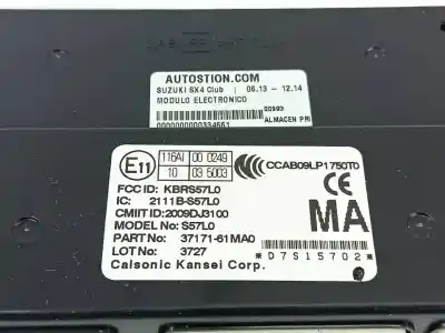 Second-hand car spare part electronic module for suzuki sx4 club oem iam references 2111bs57l0  