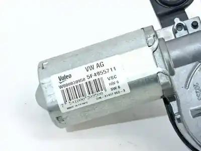 Second-hand car spare part rear windshield wiper motor for seat leon (5f1) 1.6 tdi oem iam references 5f4955711