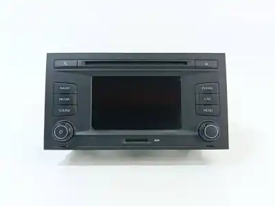 Second-hand car spare part audio system / radio cd for seat leon (5f1) 1.6 tdi oem iam references 5f0035869  