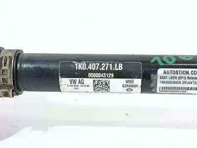 Second-hand car spare part front left transmission for seat leon (5f1) 1.6 tdi oem iam references 1k0407271lb  