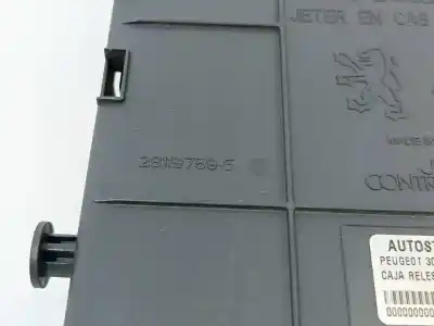 Peça sobressalente para automóvel em segunda mão caixa de fusíveis e relés por peugeot 308 sport referências oem iam 281164872