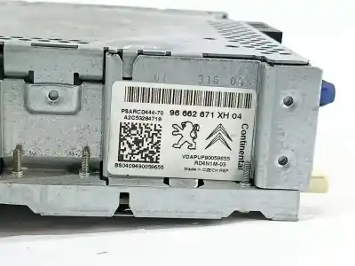 Peça sobressalente para automóvel em segunda mão sistema de áudio / rádio cd por peugeot 308 sport referências oem iam 96662671xh