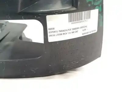 Pièce détachée automobile d'occasion support pare-chocs arrière droit pour dacia logan 1 mcv familiar ambiance références oem iam 8200481102  