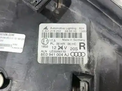 Автозапчасти б/у правая фара за AUDI A4 B7 (8EC) 2.0 TDI 16V ссылки OEM IAM 8E0941004AJ  