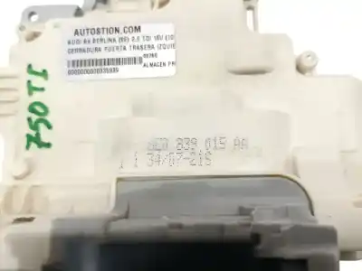 Pezzo di ricambio per auto di seconda mano serratura porta posteriore sinistra per audi a4 b7 (8ec) 2.0 tdi 16v riferimenti oem iam 8e1839015aa  