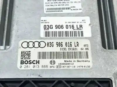 Автозапчасти б/у блок управления двигателем за audi a4 b7 (8ec) 2.0 tdi 16v ссылки oem iam 0281013888  