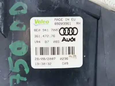 Second-hand car spare part right fog light for audi a4 b7 (8ec) 2.0 tdi 16v oem iam references 8e0941700c  