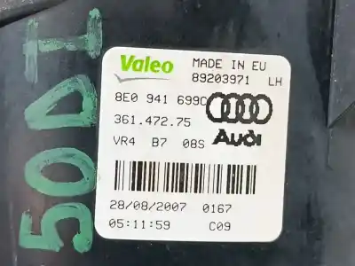 Автозапчастина б/у ліва протитутмана для audi a4 b7 (8ec) 2.0 tdi 16v посилання на oem iam 8e0941699c  