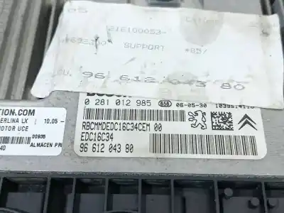 Second-hand car spare part ecu engine control for citroen c4 berlina lx oem iam references 0281012985  