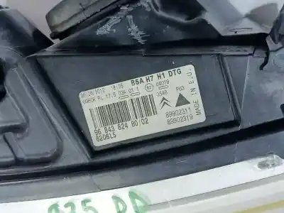Second-hand car spare part right headlight for citroen c4 berlina lx oem iam references 9684382480  