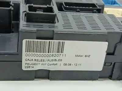 Peça sobressalente para automóvel em segunda mão caixa de fusíveis e relés por peugeot 207 207 5p sport 1.4 referências oem iam 9663798280