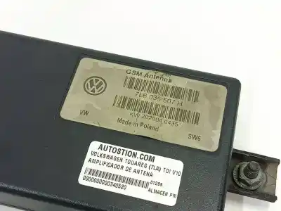 Tweedehands auto-onderdeel antenne versterker voor volkswagen touareg (7la, 7l6, 7l7) 5.0 v10 tdi oem iam-referenties 7l6035507h