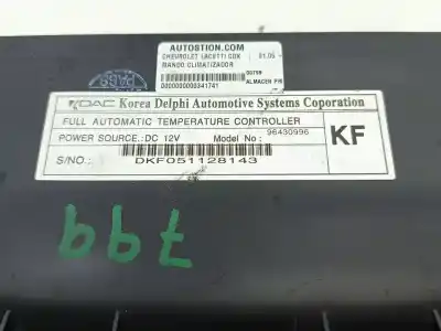 Peça sobressalente para automóvel em segunda mão comando de sofagem (chauffage / ar condicionado) por chevrolet lacetti cdx referências oem iam 96430996  
