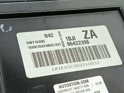 Second-hand car spare part ecu engine control for chevrolet lacetti cdx oem iam references 96422396  