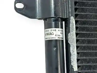 Peça sobressalente para automóvel em segunda mão condensador / radiador de ar condicionado por seat leon (1p1) 2.0 tdi 16v referências oem iam 1k0820411p
