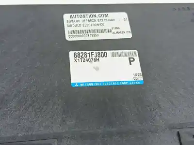 Pezzo di ricambio per auto di seconda mano modulo elettronico per subaru impreza g12 limited riferimenti oem iam 88281fj800