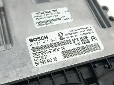 Second-hand car spare part ecu engine control for citroen c5 berlina lx (e) oem iam references 0281011561  